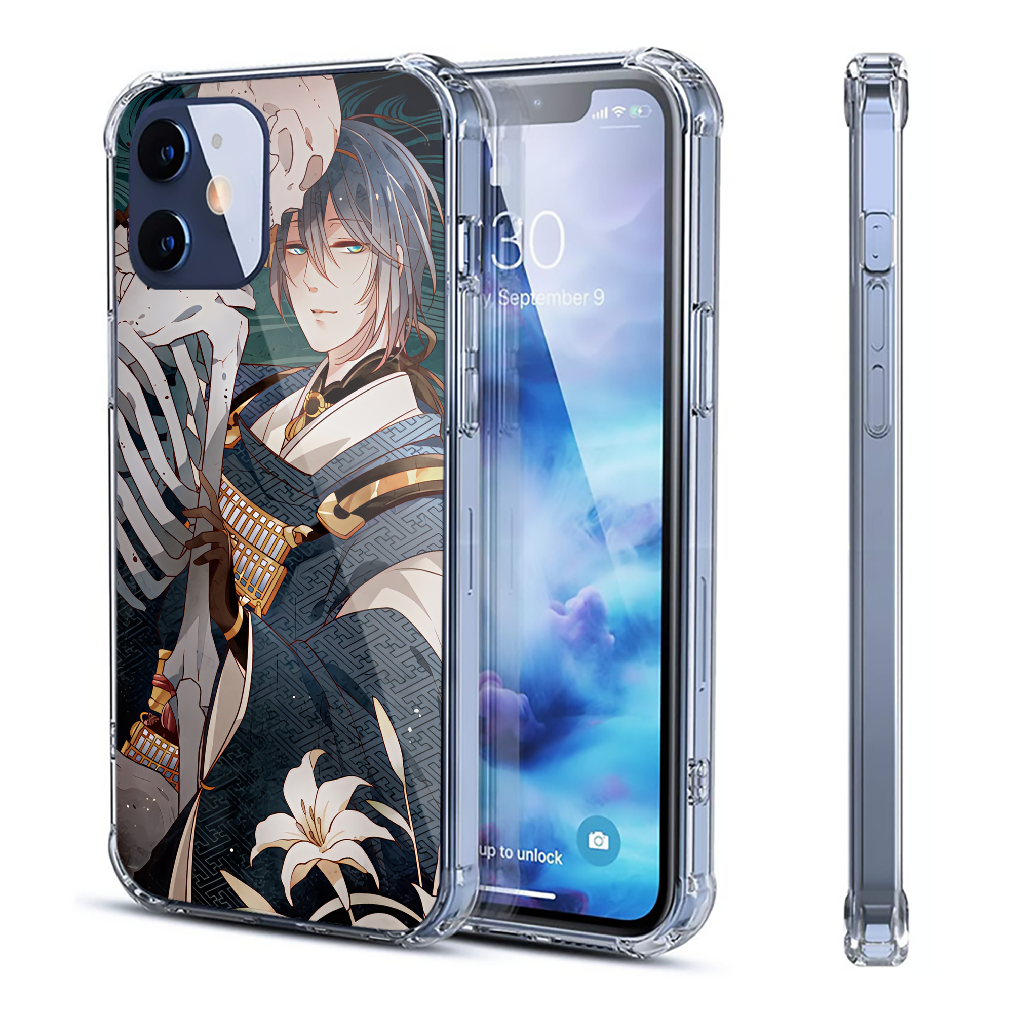 （画像用） 刀剣乱舞 Touken Ranbu 【iPhone 12シリーズ対応】透明スマホケース（クリアソフトケース）